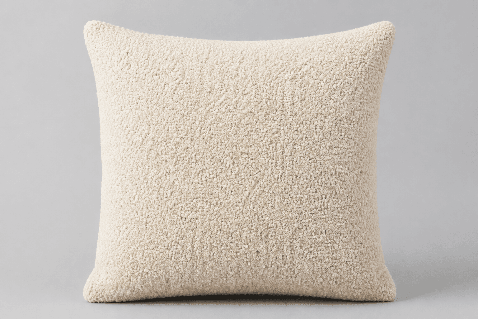 Textured Boucle Throw Pillow