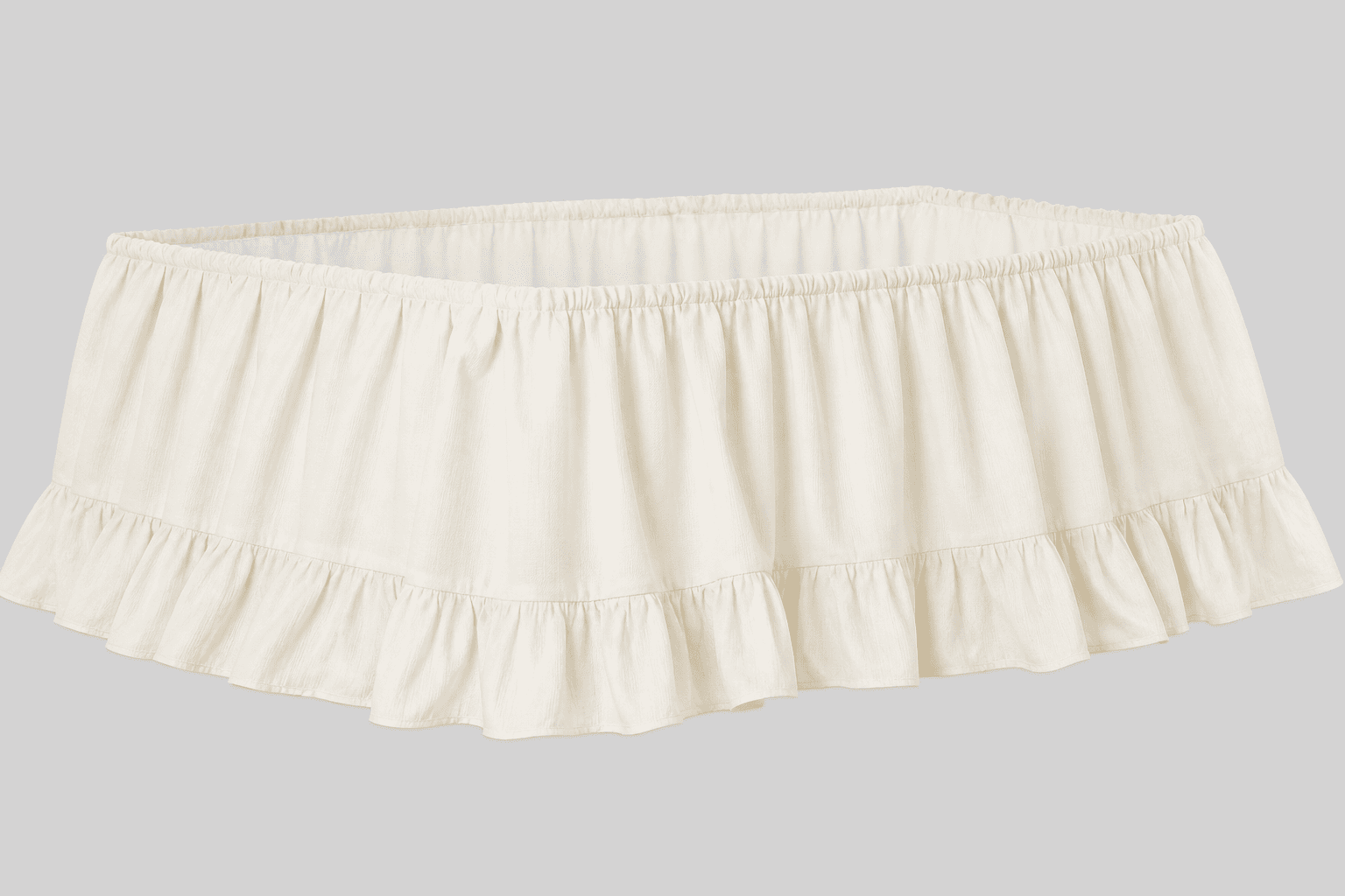 Ruffled Farmhouse Bed Skirt