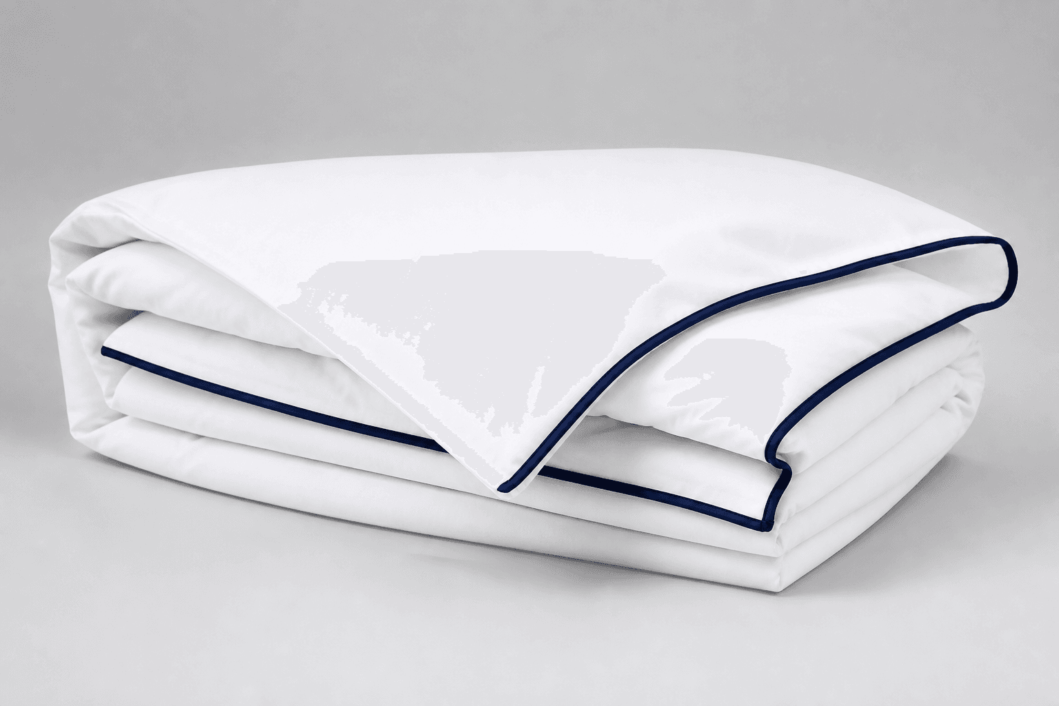 Satin Piped Duvet Cover