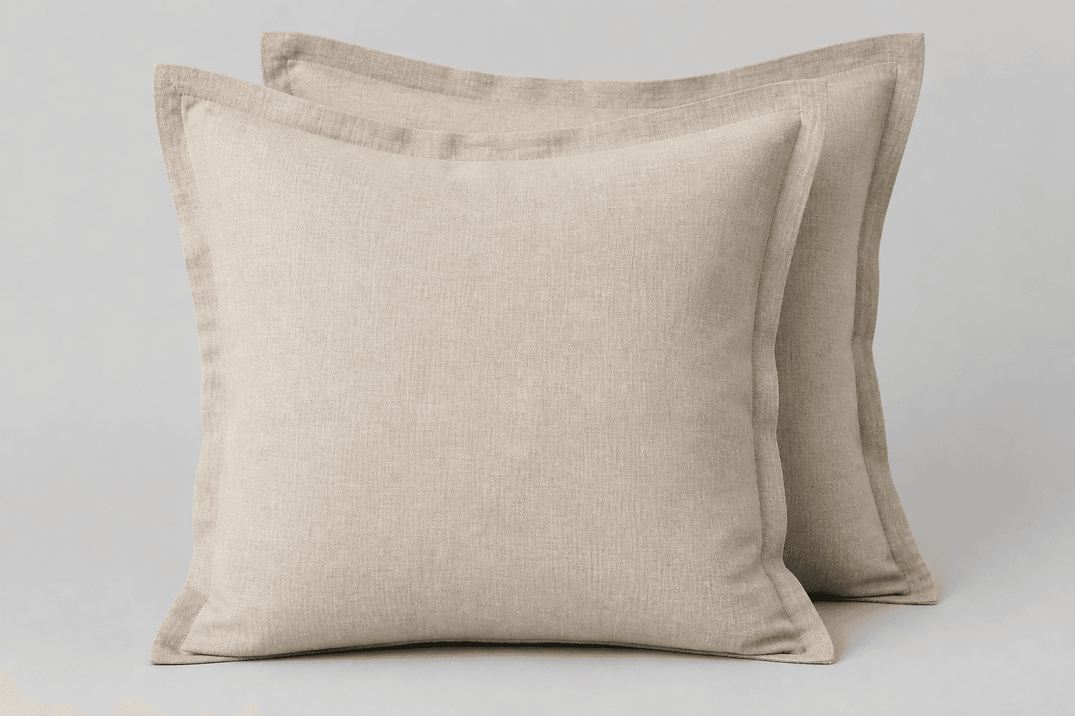 Euro Sham Set in Linen