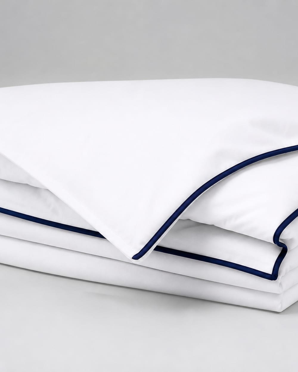 Satin Piped Duvet Cover